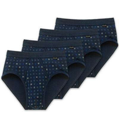 4 Schiesser Herren Slips, bequem, langlebig, Feinripp, Unterhose, Unterwäsche