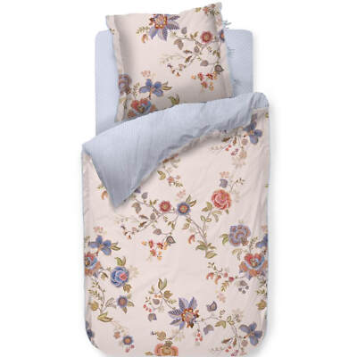 Bettwäsche Blumen Blüten Pip Studio Cece Fiore Weiss Geblümt Natur Perkal