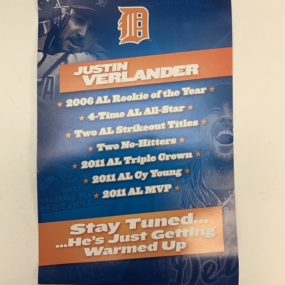 Justin Verlander Nohitter 2 DVD VERY GOOD Detroit Tigers