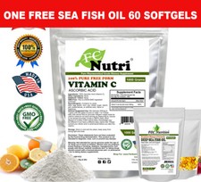 1000g 2.2 lb 100 PURE Ascorbic Acid Vitamin C Powder NonGMO non-irradiated