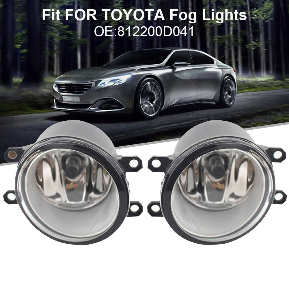 Complete Clear Lens Fog Light Kit  For 14-up Toyota Tundra