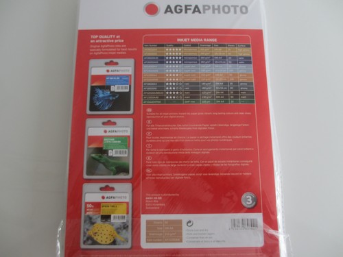 Agfa Photo Papier DIN A4 50 Blatt Sheet / 210g Glossy Paper AP21050A4 Glänzend - Afbeelding 6 van 8