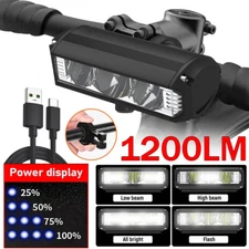 Waterproof Super Bright LED Bike Light USB Rechargeable Bicycle Front Headlight