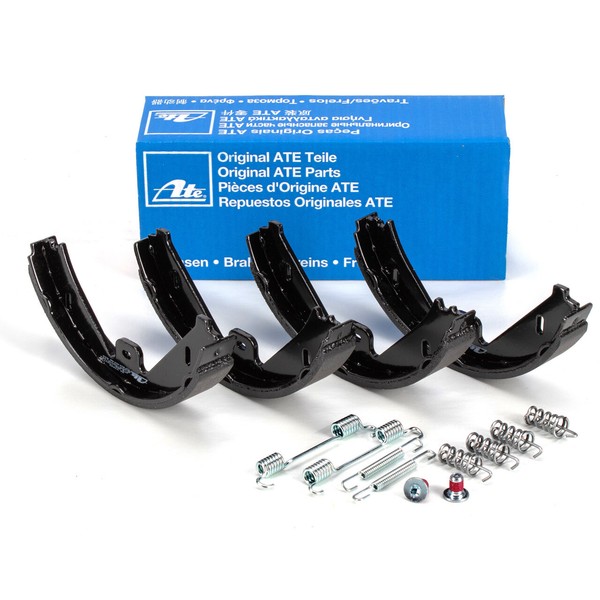 ATE Bremsbacken + Federn Satz FüR Mercedes C204 W212 C218 X204 Hinten 0054203620-image