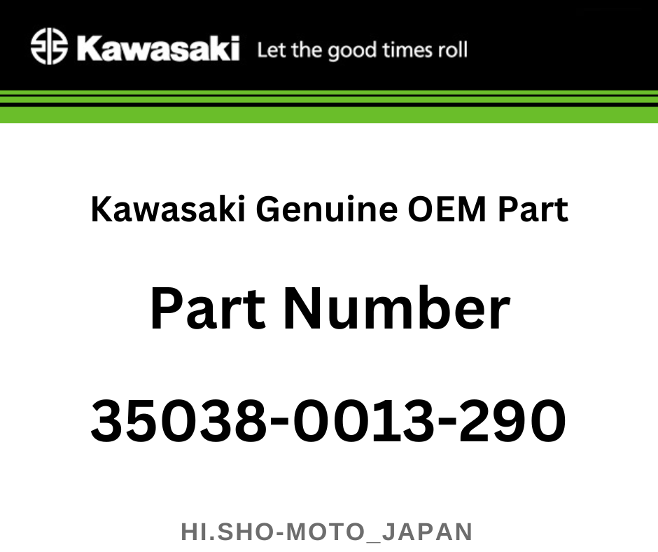 KAWASAKI Genuine OEM Part 35038-0013-290 Fender (Front), L. Green