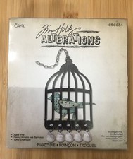 Ellison Tim Holtz Alternation 656634 "Caged Bird" Bigz Die for Sizzix New in box