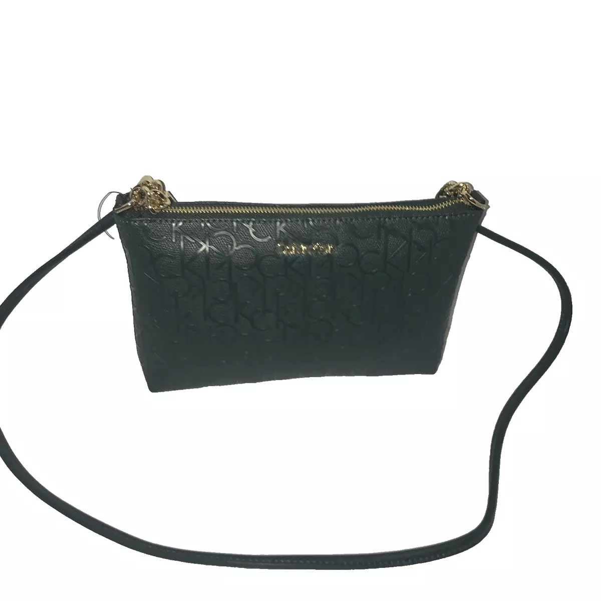 Monogram logo chainlink shoulder zip bag hot sale
