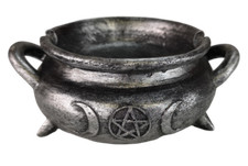 Kocioł czarownic Czarodziejski czajnik Popielniczka Miska na kadzidła Księżyc Uchwyt na kadzidła 