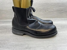 Addison Shoe Company Men's Military Boot Welder Steel Toe Leather 8 Black Boots