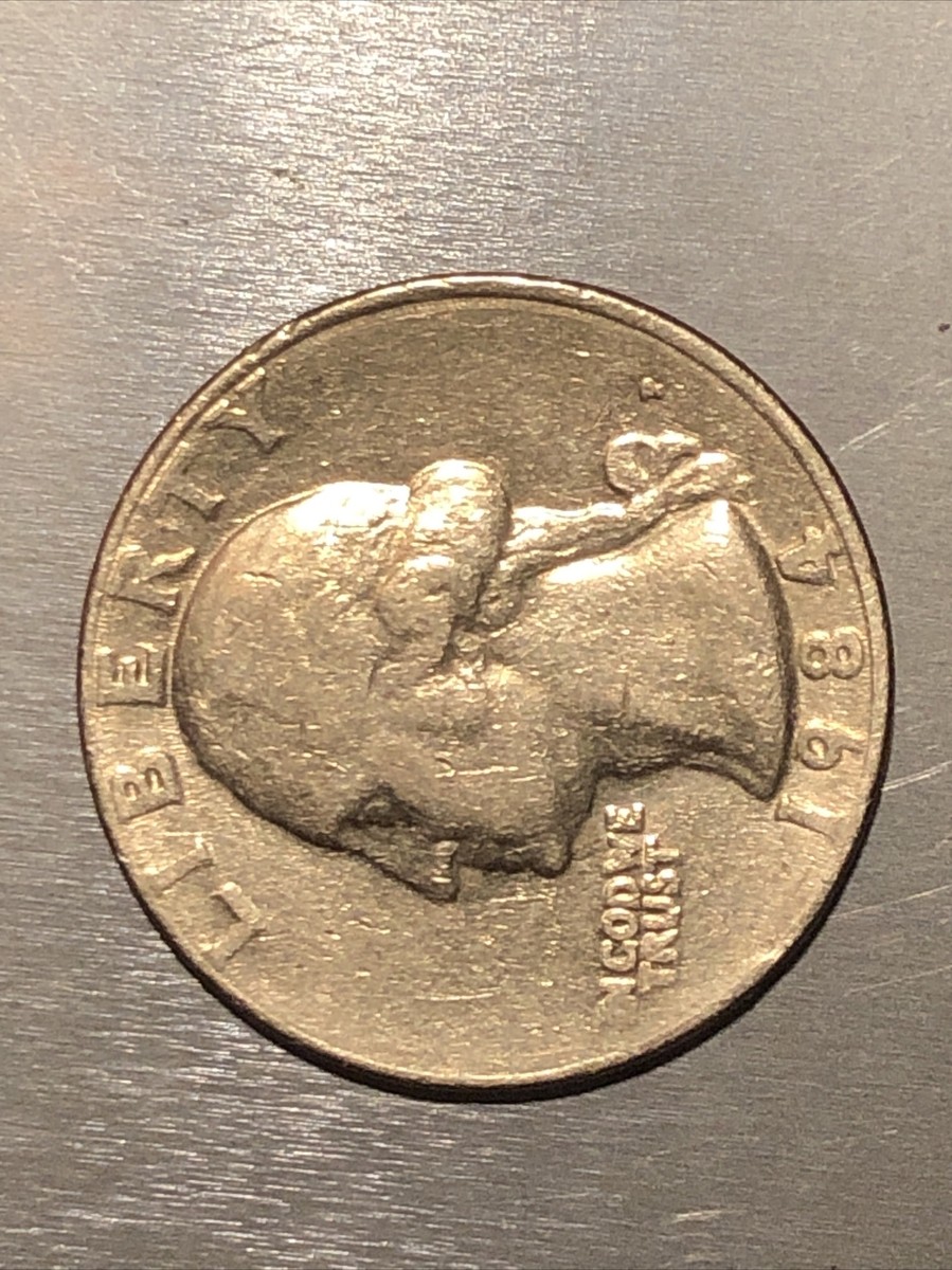 1984 P Quarter Strike error. In God We Trust Missing letters DDO
