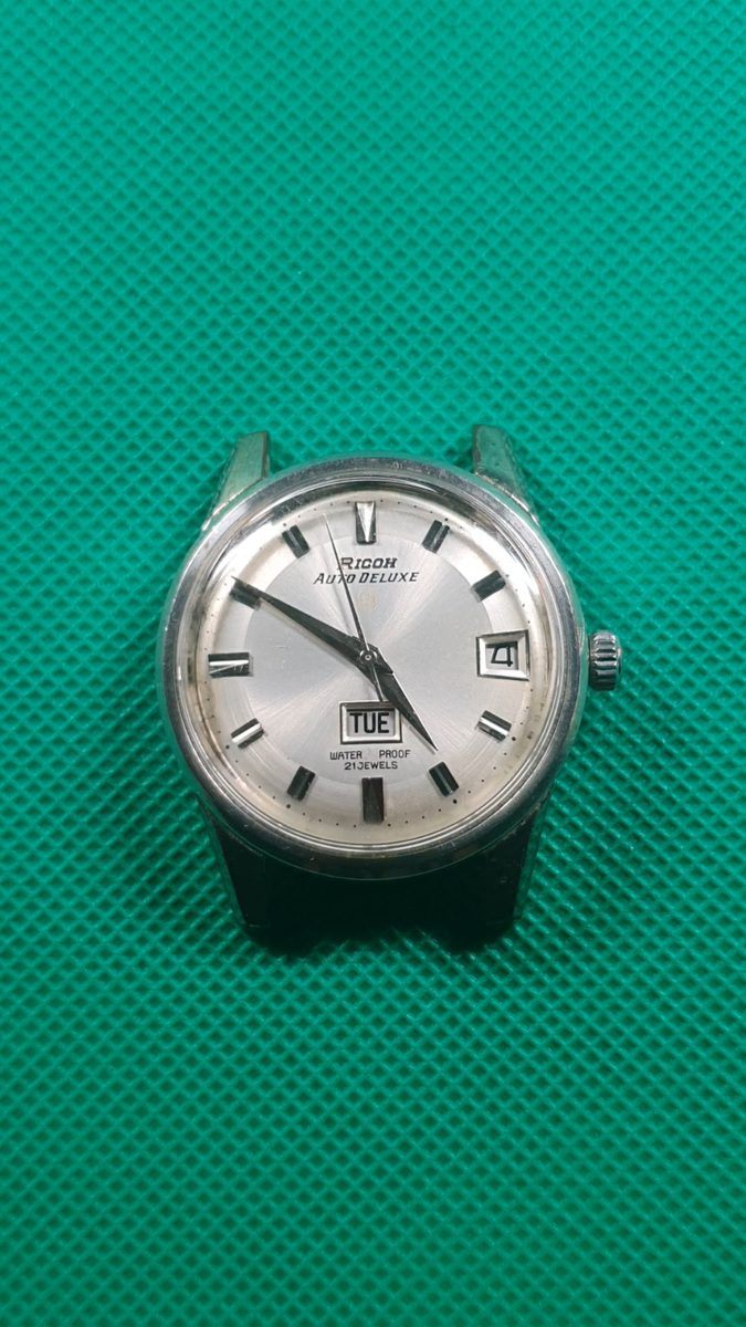 RICOH AUTO DELUXE 8 WATER 30 PROOF 21 JEWELS JAPAN WATCH. | eBay
