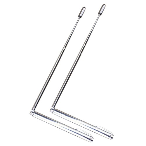2 Pcs Stainless Steel Antenna Finding Dragon Ruler Dowsing Rods Tool - Picture 7 of 12