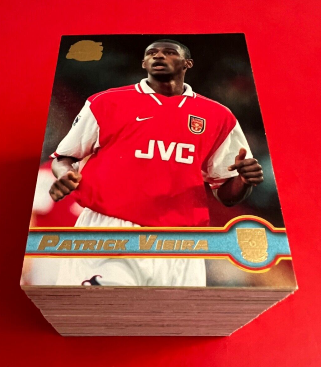 Merlin Official Premier League Gold 97/98 Set 1~150 Beckham Card