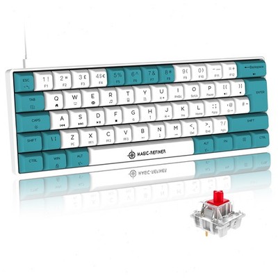 MAGIC-REFINER MK21 60% Prozent mechanische Tastatur, RGB-Hintergrundbeleuchtung