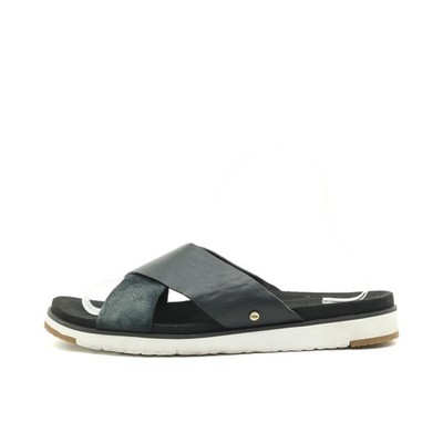 UGG Damen Sandale EU 41 1090383 Schwarz Crossover-Riemen, Treadlite Sohle by