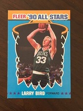 1990-91 Fleer - All-Stars Larry Bird #2 NBA Celtics HOF Birdman