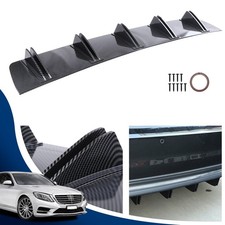 Carbon Fiber Rear Bumper Diffuser Spoiler Lip Fins Splitter For Nissan Altima