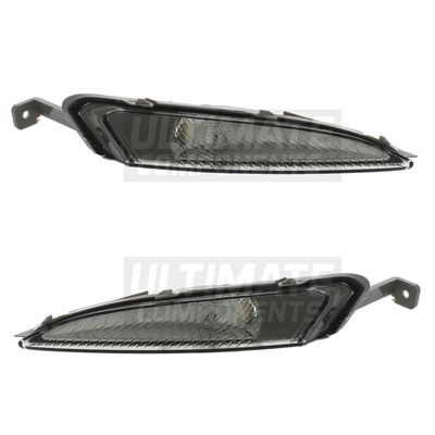 Front Indicators Lights Lamps Vauxhall Astra J Mk6 Estate 2012-2016 Chrome Pair