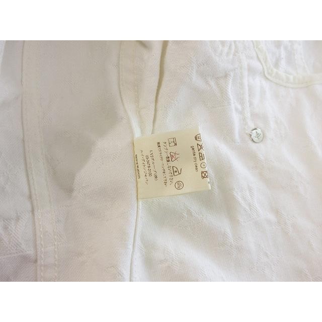 Louis Vuitton Denim Jacket Monogram Jacquard 34 Off White Women's thumbnail 5