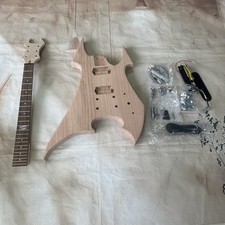 NUOVO FAI DA TE BC rich kit chitarra elettrica tastiera palissandro 24 tasti