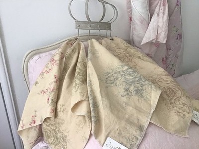 Rachel Ashwell Couture Shabby Chic   The Butter Linens  Serenity Roseblossom