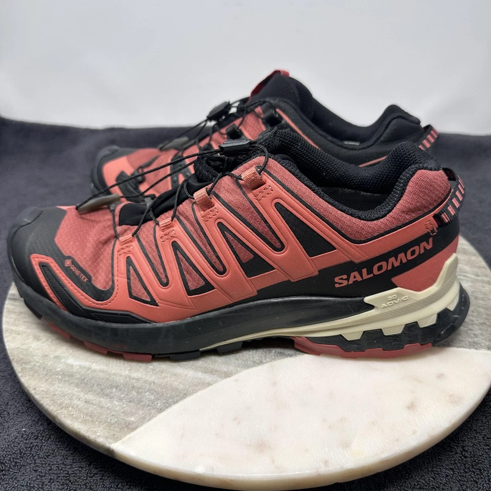 Salomon XA Pro 3D Gore-Tex Trail Running Shoes Men’s Size 9 Waterproof Red Black - Image 4 of 4