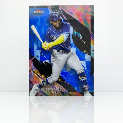 OSLEIVIS BASABE - 2024 Topps Finest - Purple Uncommon - Rays - 19/75