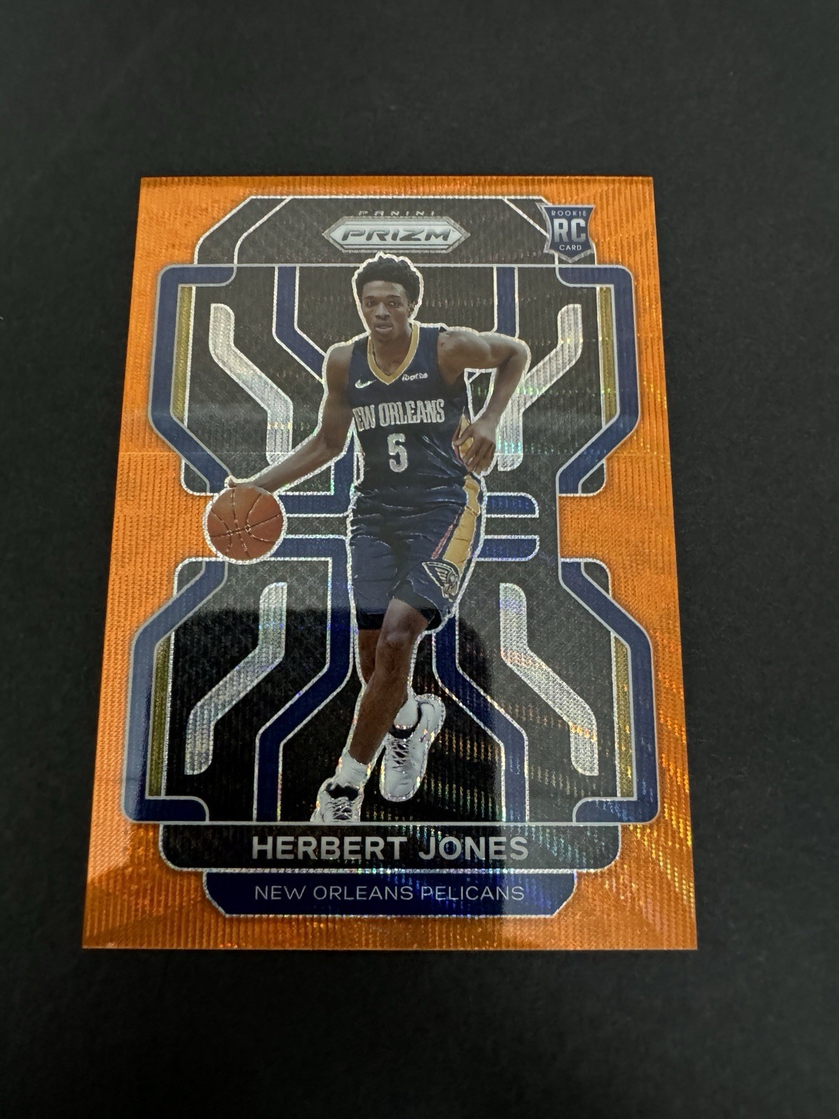2021-22 Panini Prizm Herbert Jones Orange Wave RC /60 #329