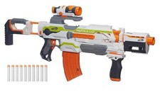 Nerf Modulus ECS-10 Blaster w/ All Attachments  Original Darts   Complete Set