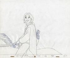 LORD OF THE RINGS: ORIGINAL RALPH BAKSHI PRODUCTION DRAWINGS + Free Autograph