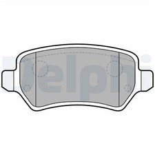 Satz Bremsbeläge Bremsklötze hinten für Opel Meriva A X03 B S10 Zafira | 2424