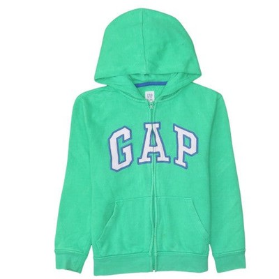 GAP Kinder Jungen grün Hoodie mit durchgehendem Reißverschluss L 10-11 Jahre Baumwollmischung
