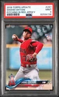 SHOHEI OHTANI 2018 TOPPS UPD PITCHING IN RED JRSY RC #US1 PSA 9 MINT! LA DODGERS