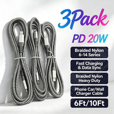 20W Type C to L Fast Charging Cable USB C Cord For iPhone 14 13 12 11 Pro Max XR