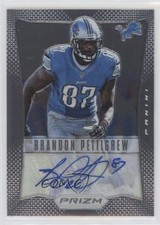 2012 Panini Prizm Auto 46/49 Brandon Pettigrew #13 Auto 6d7