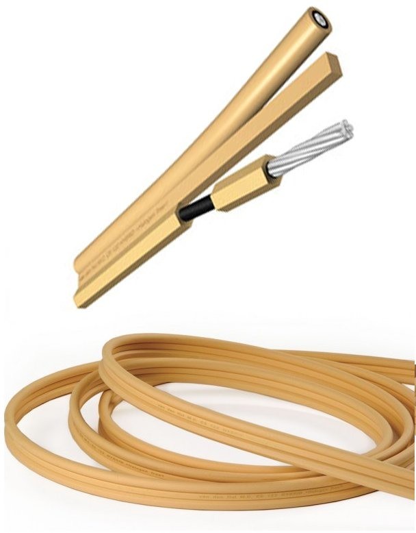 Van Den Hul CS 122 Hybrid Speaker Cable Terminated 4mm Bananas 6.0m Pair