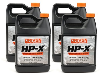 DRIVEN RACING OIL HP-X 5W40 Motor Oil Case 4/Gal- 17548-4
