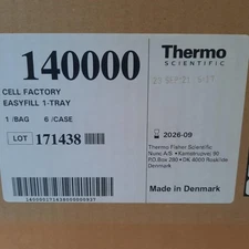 Thermo Scientific Nunc EasyFill Tray Cell Factory System 140000 (6/Box) Exp 9/26
