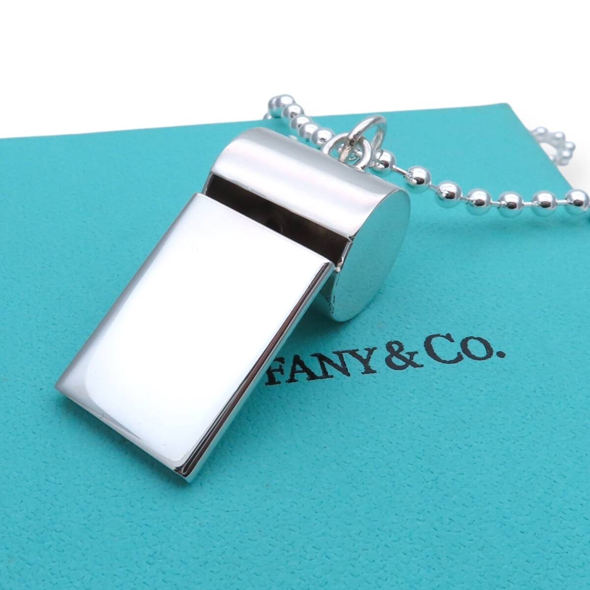 ✓Vintage Tiffany Whistle Necklace SV925