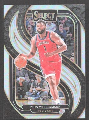E350 - 2024-25 Panini Select - Premier Level Zion Williamson #138 - Silver Prizm
