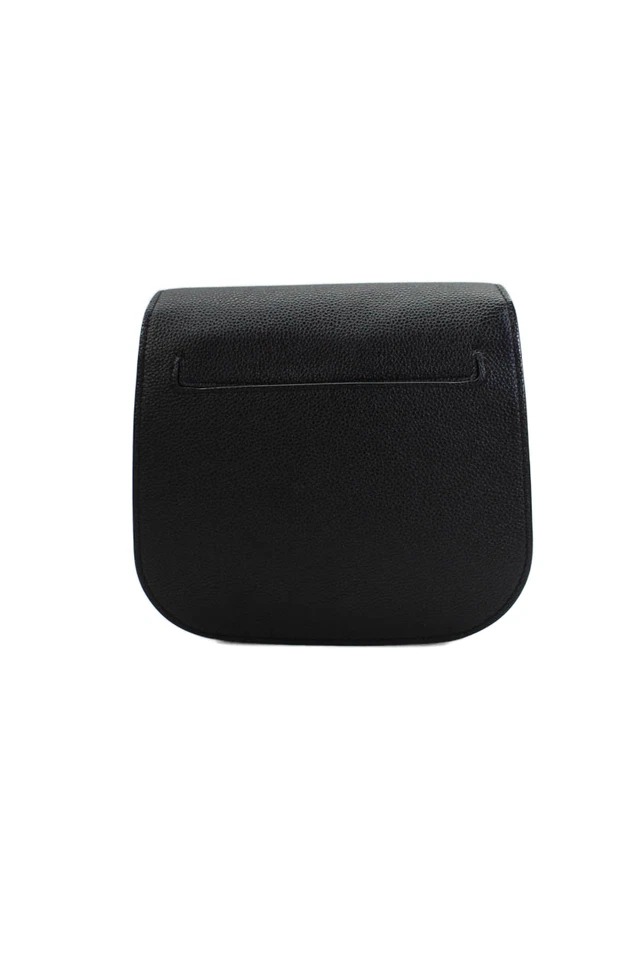 Bolso de hombro bandolera Tom Ford de cuero tono dorado con solapa negro para mujer Foto 4 de 4