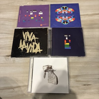 Coldplay 5 CD LOT Hardest Part [Single], Kaleidoscope, Viva Lavida, XGY, Rush Of