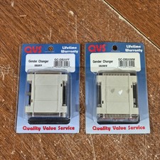 Vintage QVS 25 pin Gender Changer GC-DB25FF GC-DB25FF