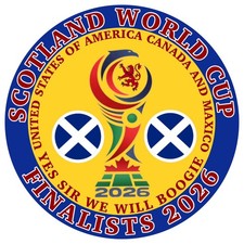 Scotland World Cup finals badges 58mm