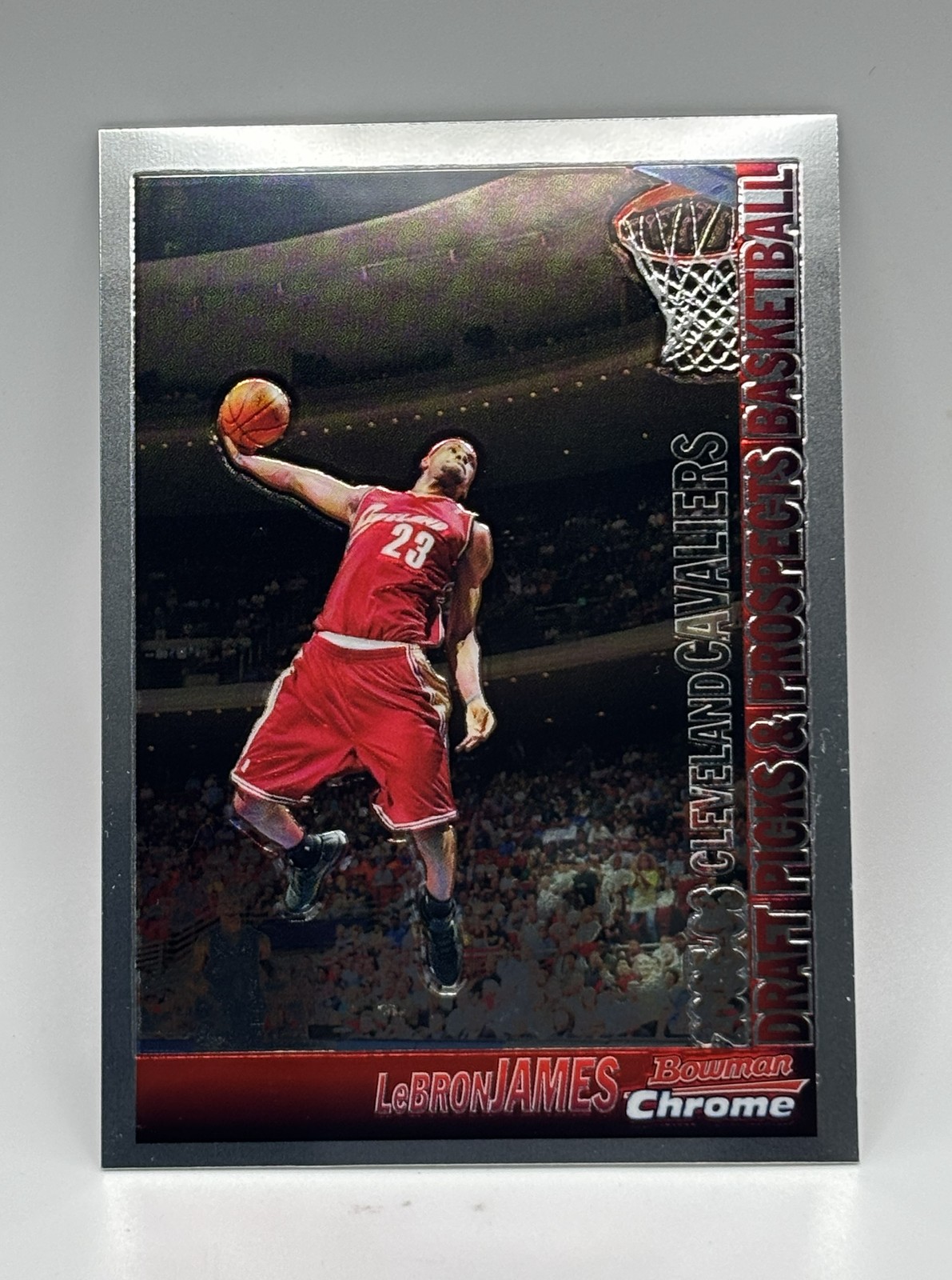 2005-06 Bowman LeBron James Chrome #23 Cleveland Cavaliers MVP HOF