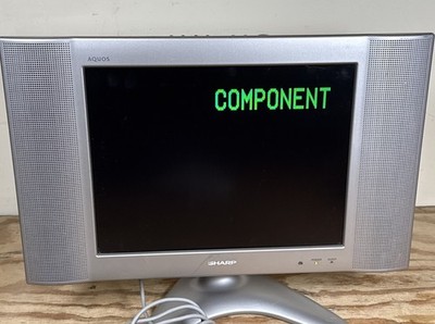Sharp 15” Color TV Television Aquos Model LC-15B2UA Vintage Retro