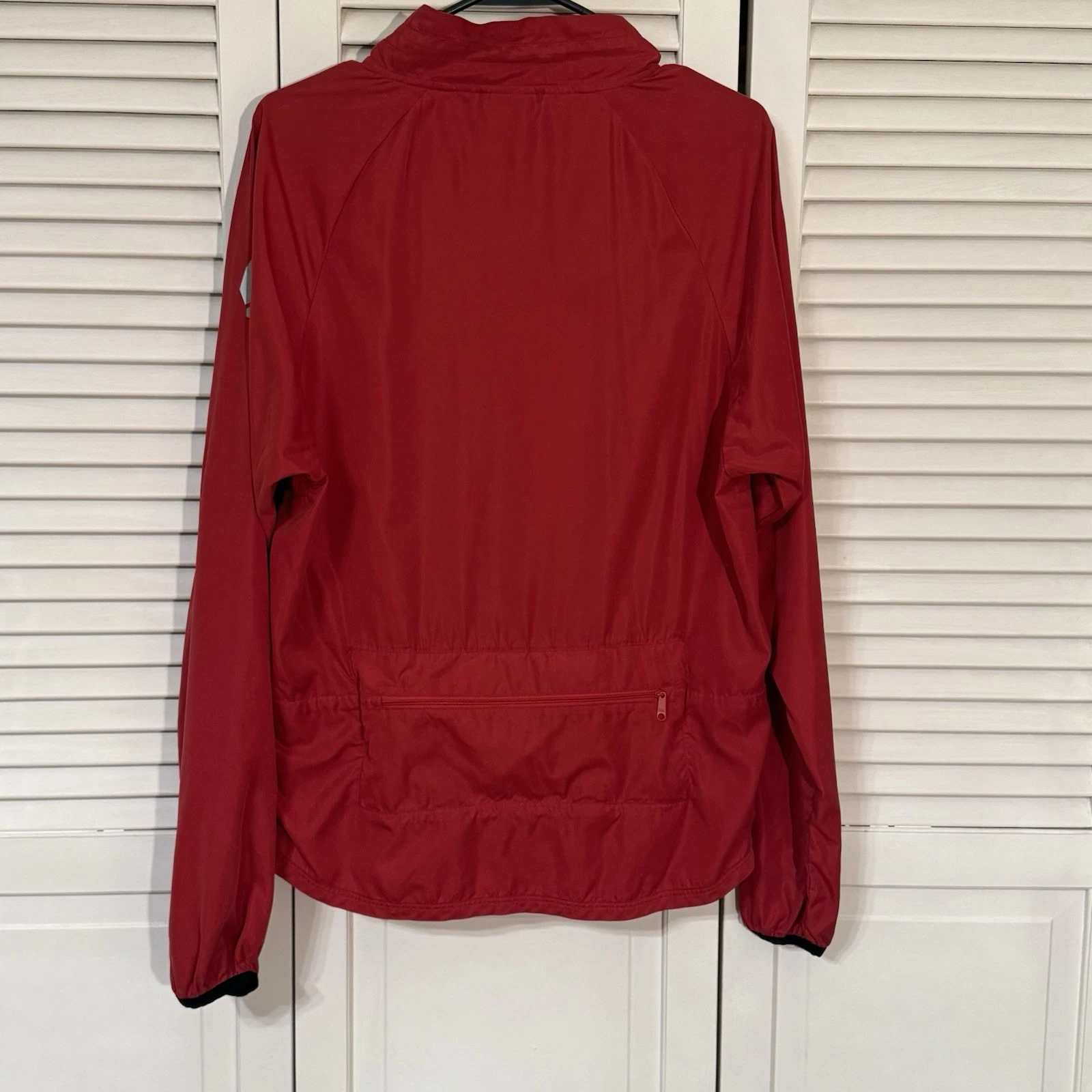 Bearded Goat Full Zip Up Jacket Red Size Small Lumbar Pocket Outdoor Hiking image 4