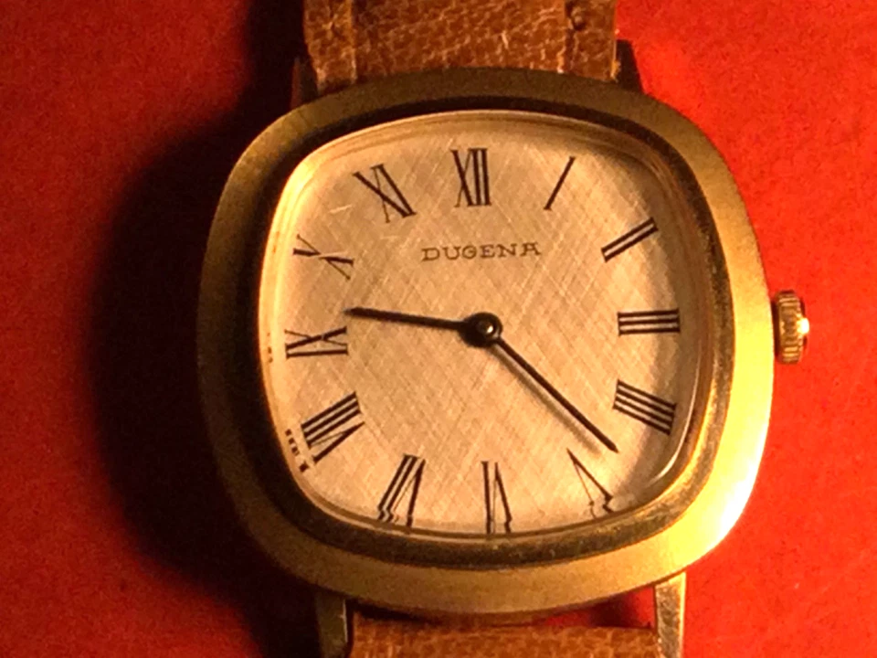 Aus Nachlass 🙁Dugena 0,585 Gold Herrenuhr Handaufzug im exzellenten Zustand - Bild 2 von 4