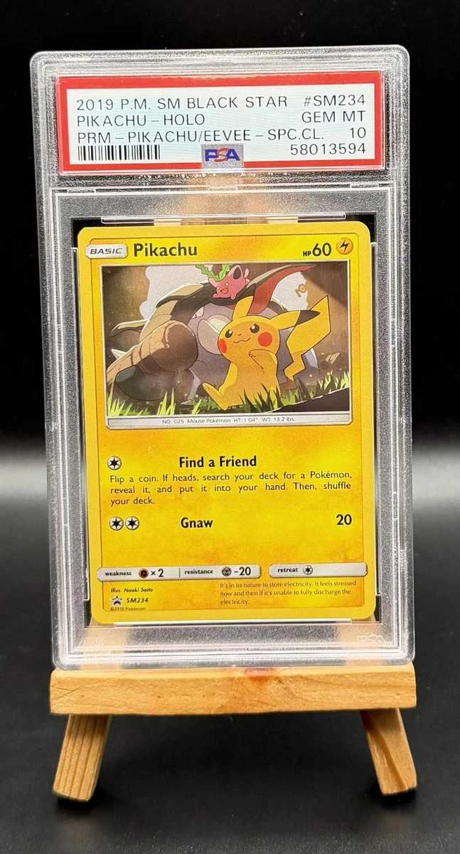Pikachu Pokémon TCG Sun & Moon Grade 10 Individual Trading Card