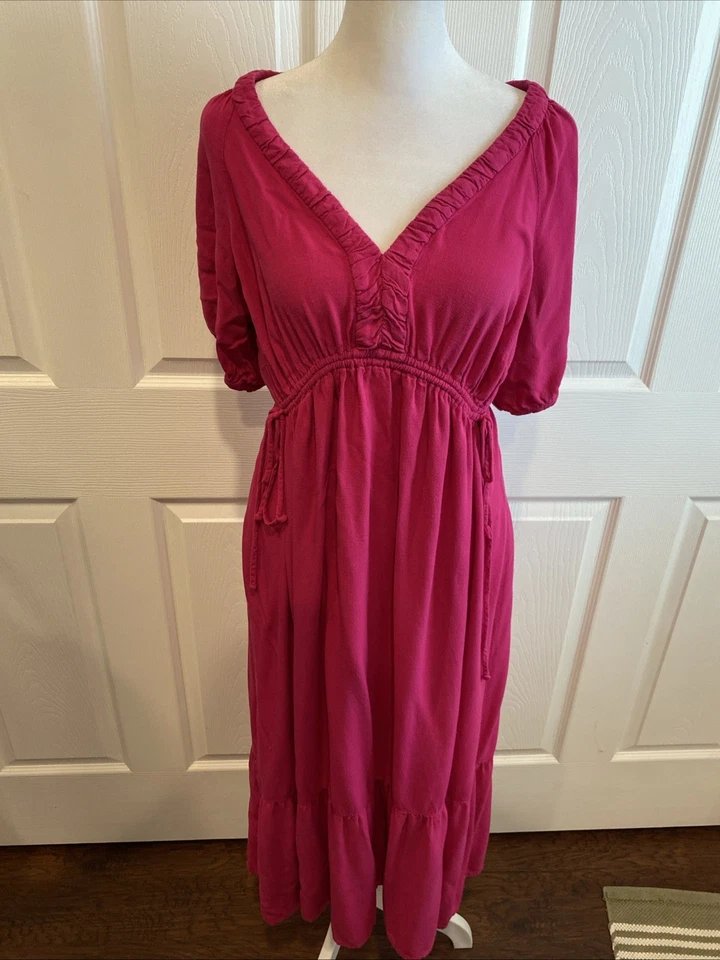 Vestido de Maternidad Ingrid and Isabel Manga Corta Talla Mediana Rosa @ Foto 2 de 4